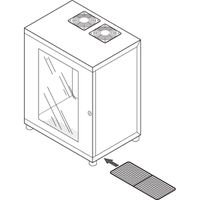 SCHROFF Epcase luchtfilterset voor 10" kast (x3)