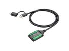 EXSYS EX-13003 USB 2.0 zu 1 x Seriell RS-232/422/485 und TTL Kabel mit 18-Pin Terminal Block