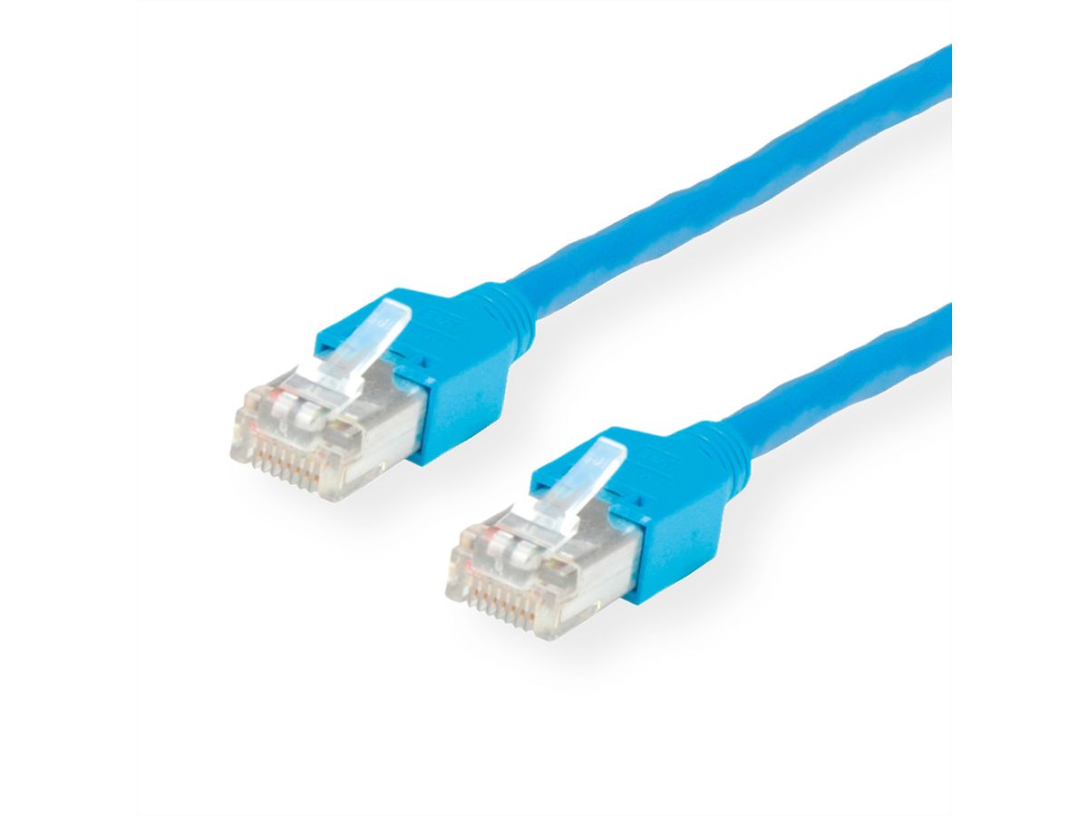 KERPEN D1-20 SF/U konf.Cat.5e (Class D), HiRose, crossed, blauw, 0,5 m