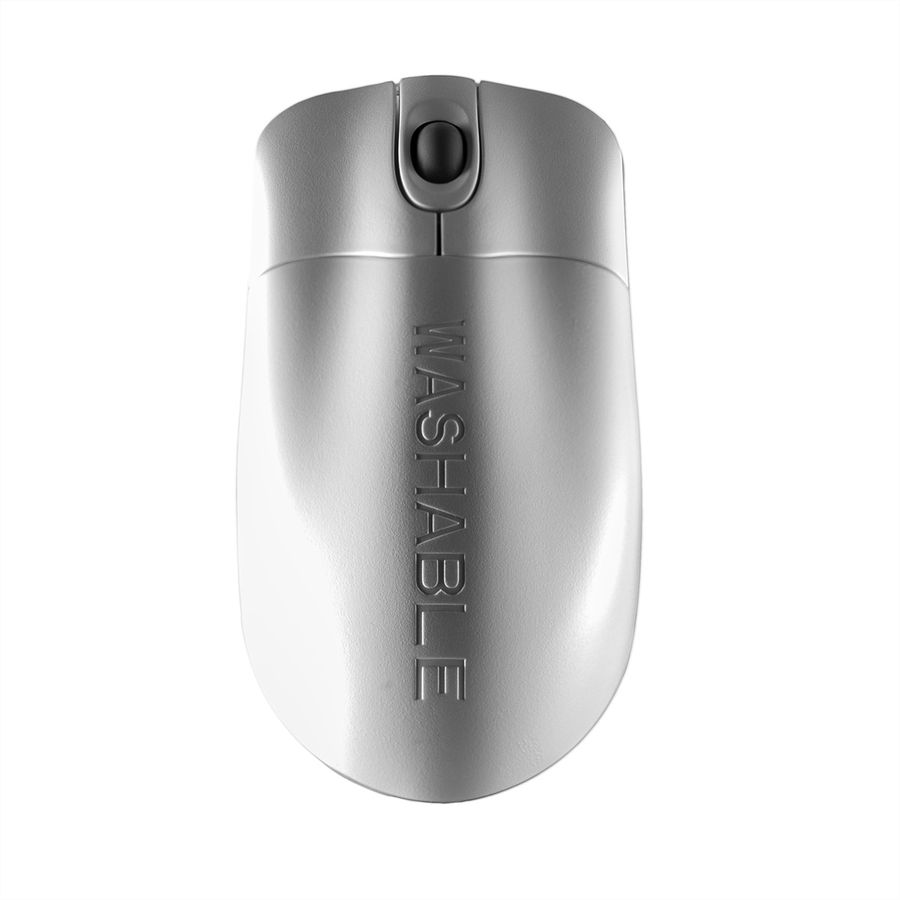 SEAL SHIELD Zilver Storm Muis USB wit STWM042