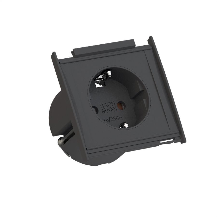 BACHMANN KAPSA XX-Small 1x earthing contact, Mounting plug