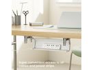 ROLINE Easy2Open kabelgoot, Montage onder tafel, wit, 44,9 cm