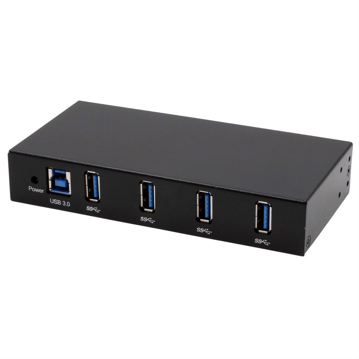 EXSYS EX-11234HMS-2 4 Port USB 3.2 Gen 1 HUB, Din-Rail Kit und Wand VIA VL817_Q7S Chipsatz