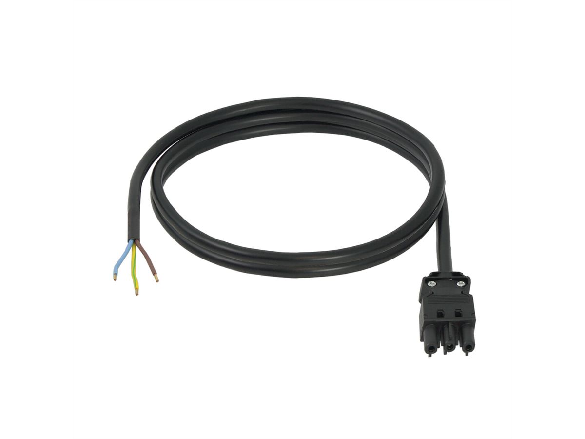 SCHROFF Wieland®-verbindingskabels voor contactdoosstroken, GST18, 2,5 m, open einde