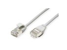 ROLINE F/UTP DataCenter Patchkabel Cat.6A (Class EA), LSOH, extra dun, grijs, 2 m