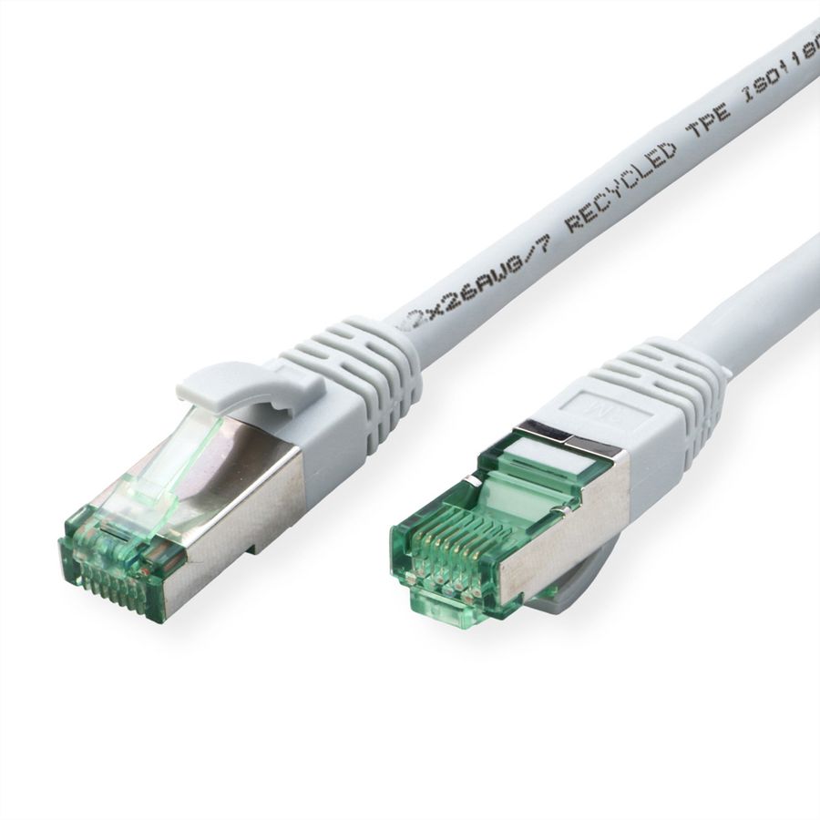 ROLINE RM Patchkabel Cat.6A S/FTP (PiMF), grijs, 5 m