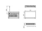 ROLINE Mini Patchpanel, Cat.6A/Cl.EA, 0.5U, 6x RJ45 ports, shielded, black