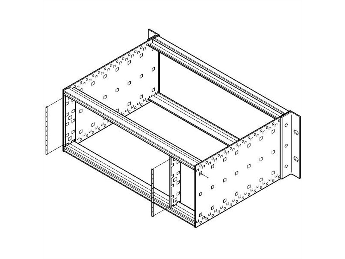 SCHROFF EMC shielding material backplane - TRAEGERL. F BPL 3HE SNCF