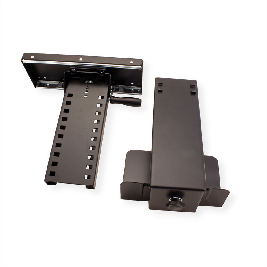 ROLINE Slim PC houder, uittrekbaar, draaibaar, zwart