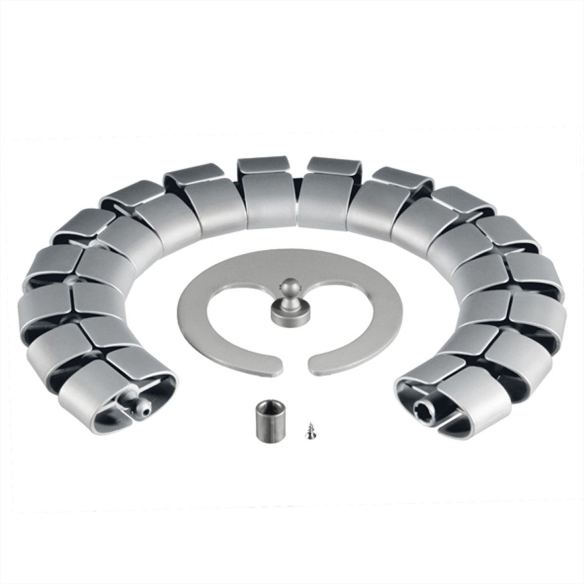 Kabelschlange® Premium Set Silber 75cm