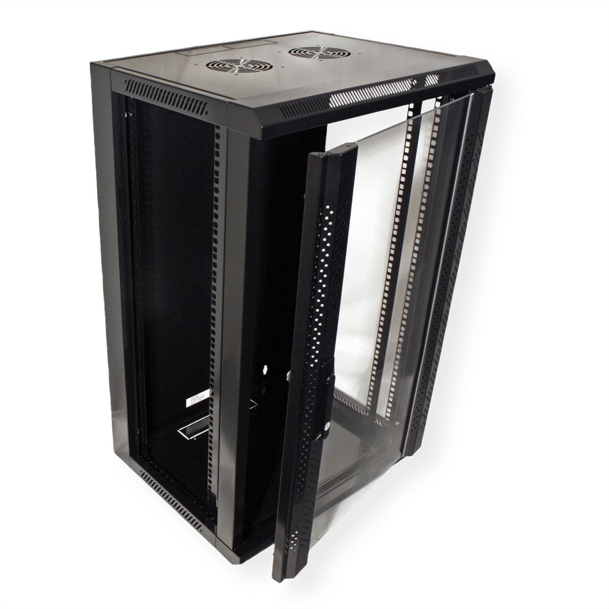 VALUE 19" Wall Mount Rack 18U, 910x570x450mm (HxWxD), black