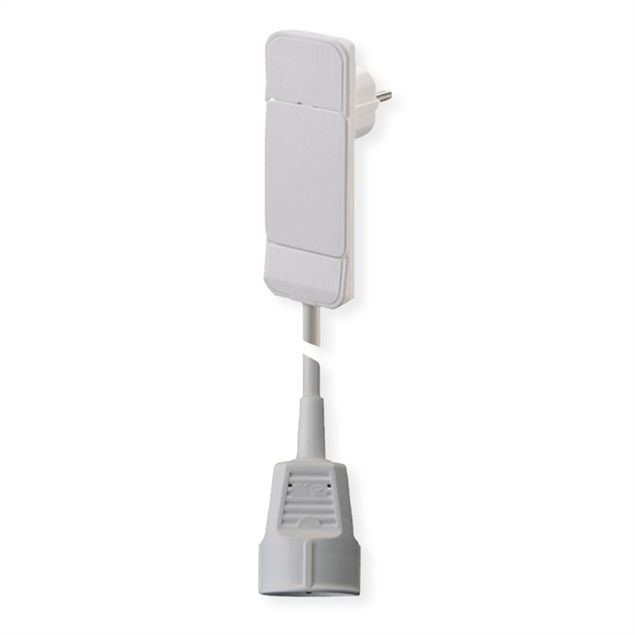 BACHMANN SmartPlug flat plug 1x earthing contact white, 1.5m