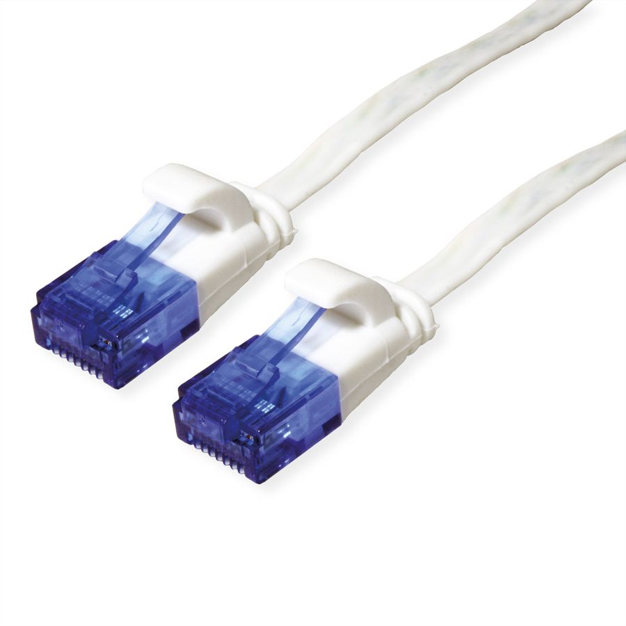 VALUE UTP patchkabel, Cat.6A (Class EA), extra plat, wit, 3 m