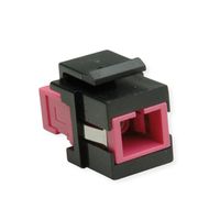 ROLINE Keystone glasvezeladapter SC/SC Simplex, Multimode, OM4