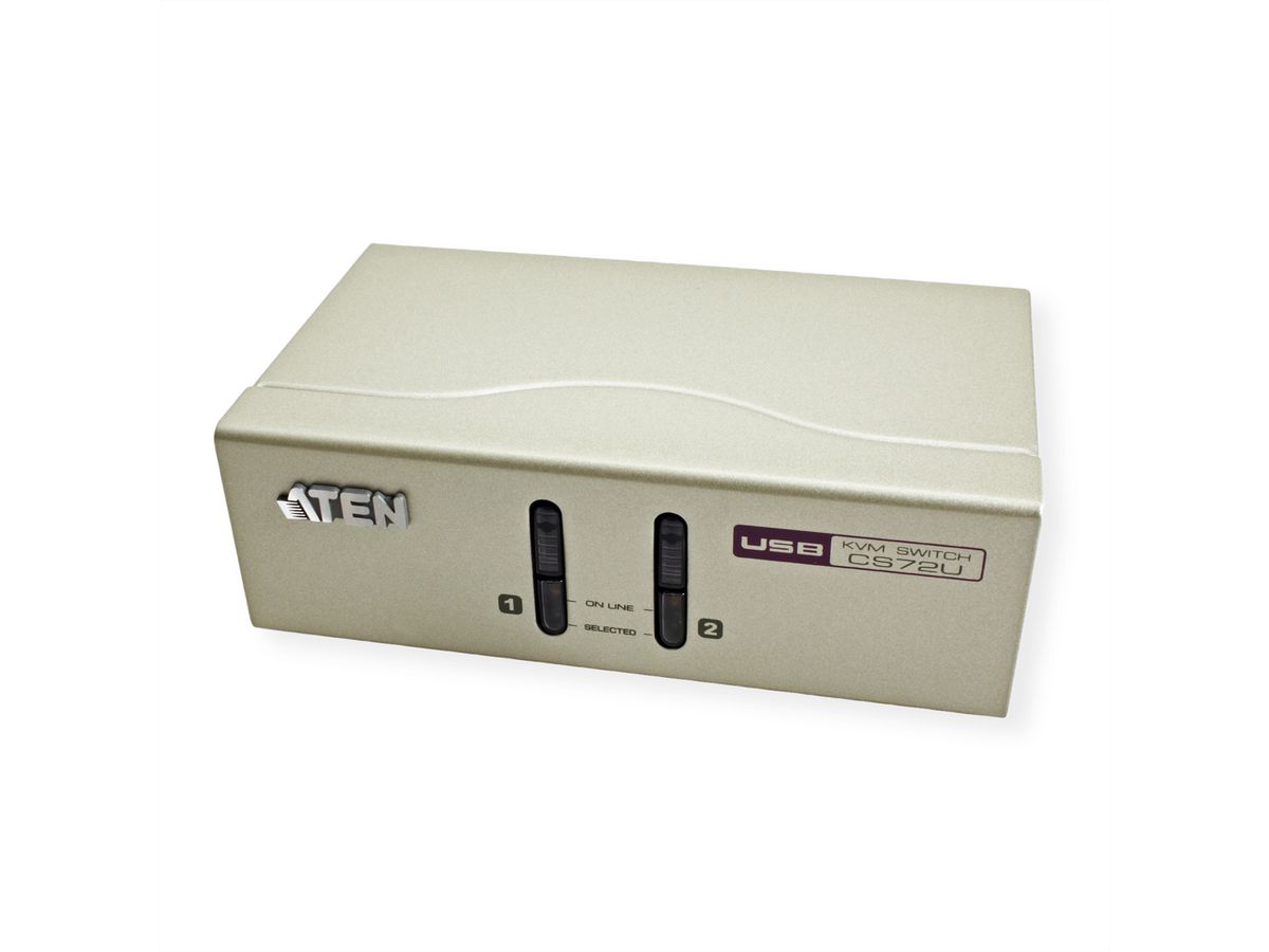 ATEN CS72U USB-KVM-Switch met 2 Poorten