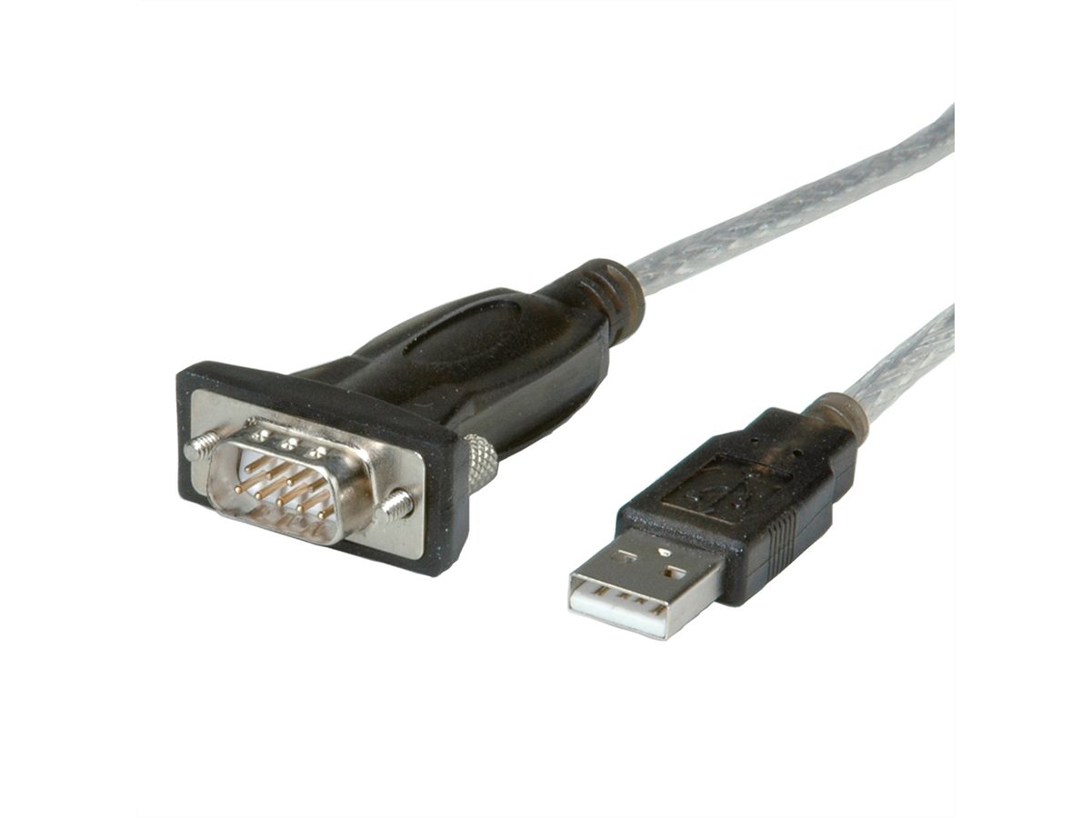 ROLINE Converter Cable USB to Serial, 1.8 m
