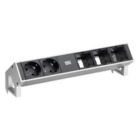BACHMANN DESK2 2x Schutzkontakt 3x ABD GST18 Inox
