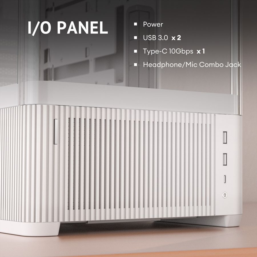 ANTEC Constellation C6 Curve Air White PC Case ATX Midi Tower, white
