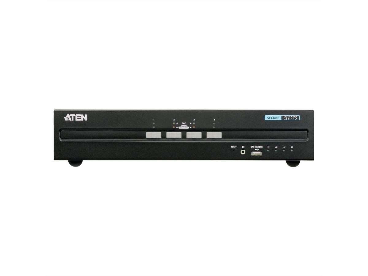 ATEN CS1144D 4-Poorts USB DVI Dual Display Secure KVM Switch