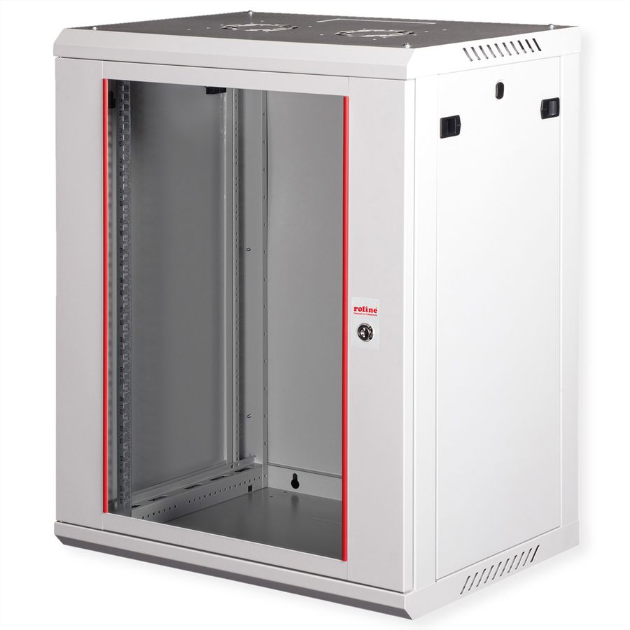ROLINE 19-inch wandbehuizing Basic Plus 15U, 600x450 BxT grijs
