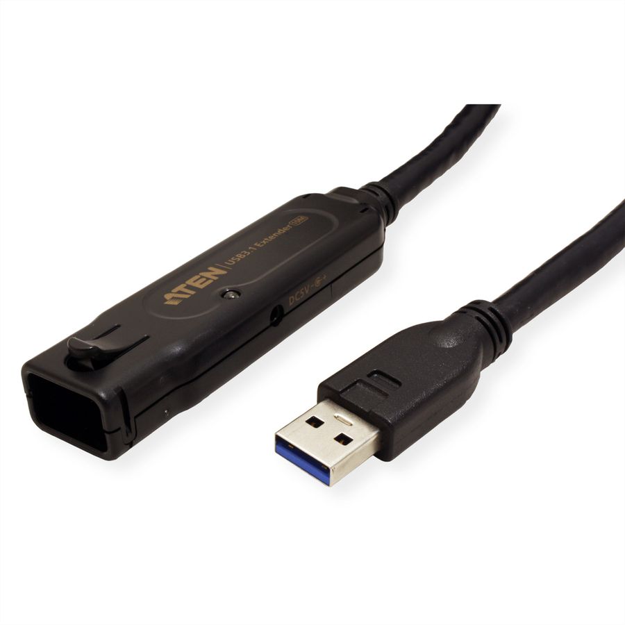 ATEN UE3310 USB 3.1 Gen 1 Verlängerungskabel, schwarz, 10 m
