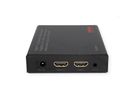 ROLINE HDMI-verlenger en -splitter, 1x2, via Cat.6A, 70m, 4K60Hz