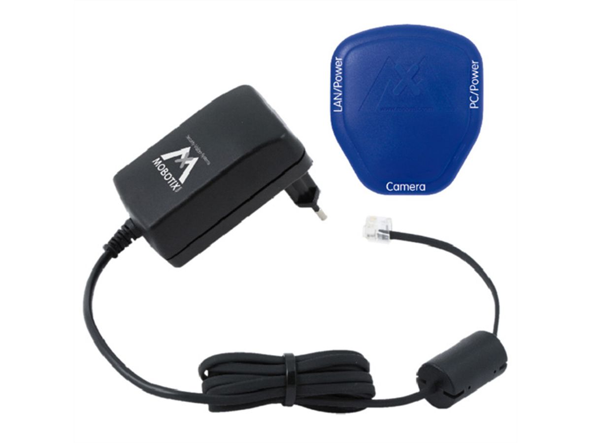 MOBOTIX voedingsadapter PoE-set met voedingsstekkers voor EUR, UK, US, AUS (MX-NPA-PoE-INT-Set)