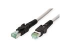 EasyLan VarioBoot Patch cable Cat.6A, S/FTP, grey, 2 m