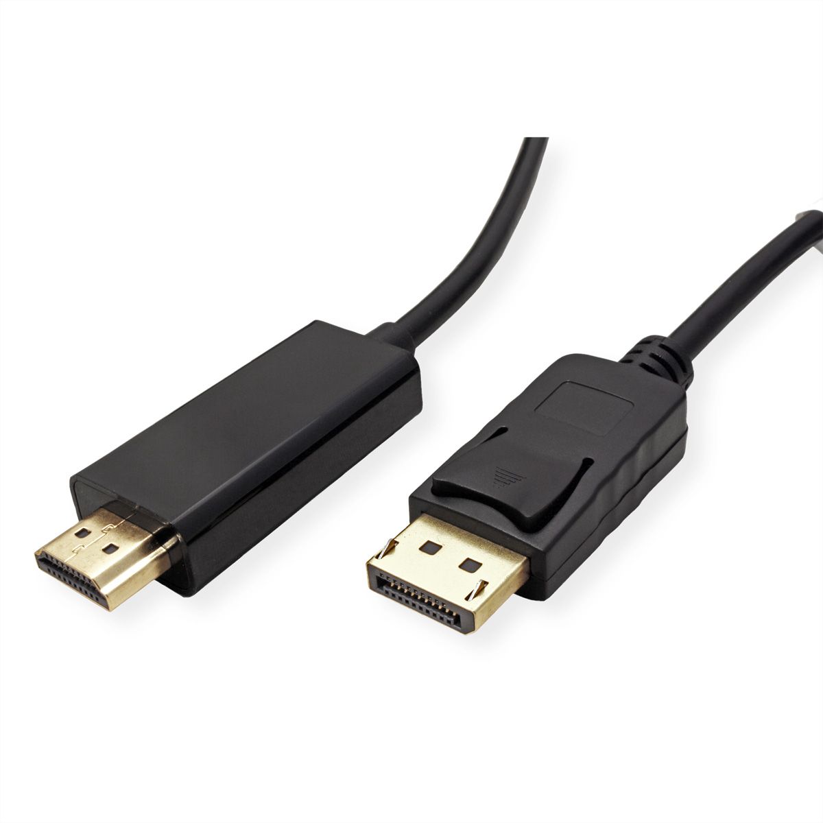 STANDARD DisplayPort Cable, DP - HDTV, M/M, black, 5 m