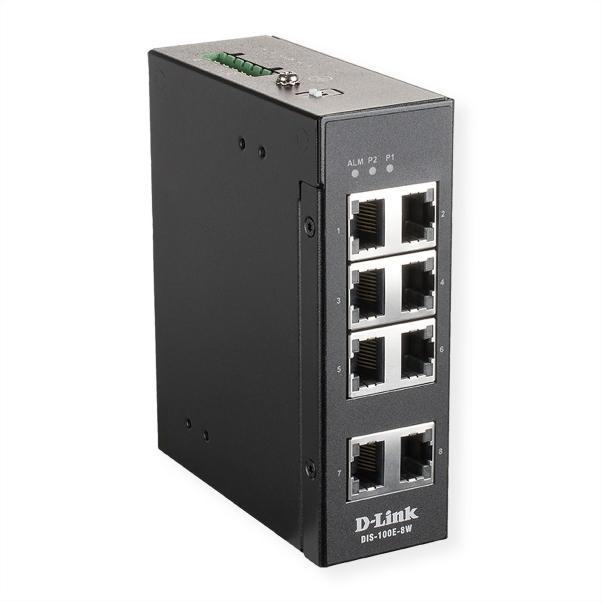 D-Link DIS-100E-8W industriële switch 8-poorts onbeheerd Layer2 Fast Ethernet