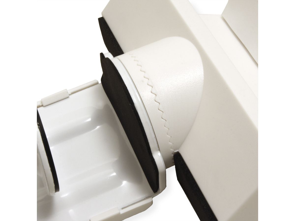 VALUE Clamp-On Power Strip Holder, 360°, white