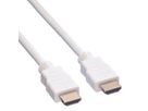 VALUE HDMI High Speed Cable met Ethernet M-M, wit, 5 m