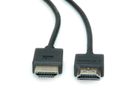 ROLINE HDMI Ultra HD Cable + Ethernet, active, M/M, black, 5 m