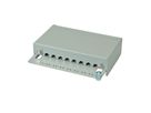 ROLINE Cat.5e (Class D) Wall Mount Patch Panel, 8 Ports, STP, grey