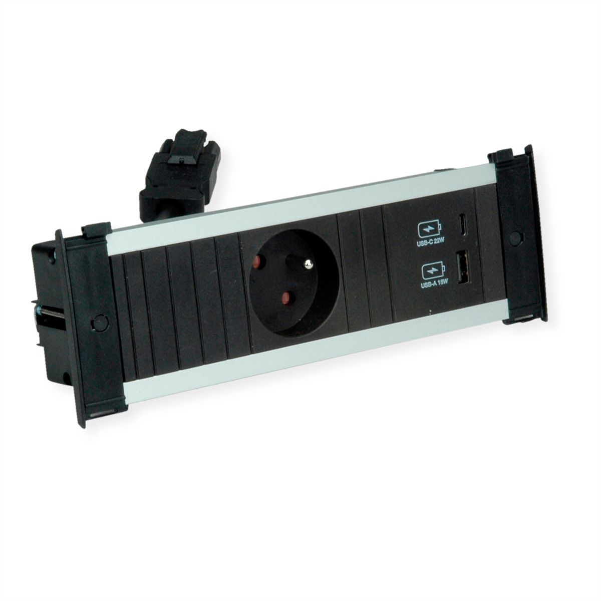 BACHMANN KAPSA S 1xUTE 1xUSB A&C 22W, 0.2m GST18 France