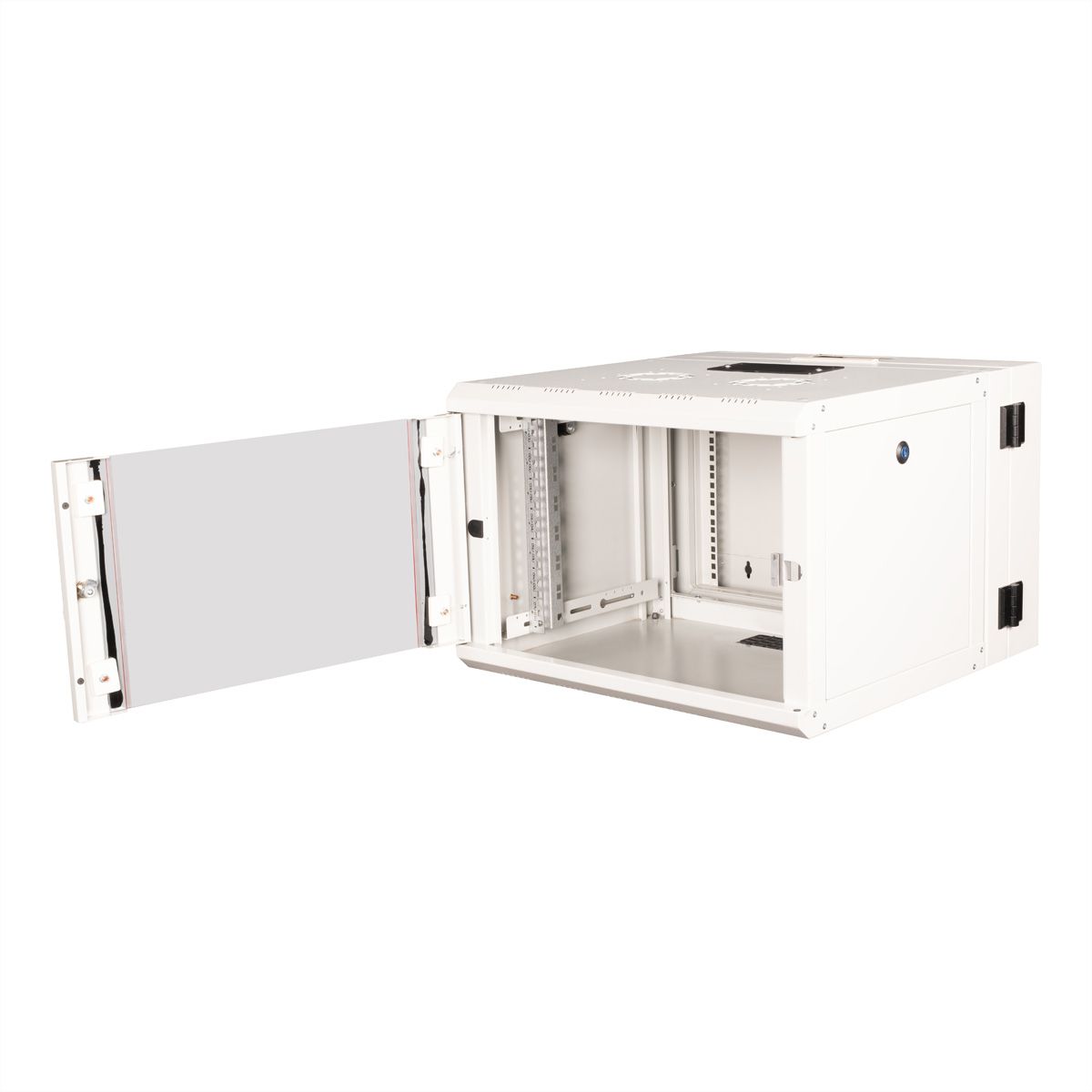 ROLINE 19-inch wall-mounted housing Pro 7 U, 600x600 WxD two-part swivelling grey