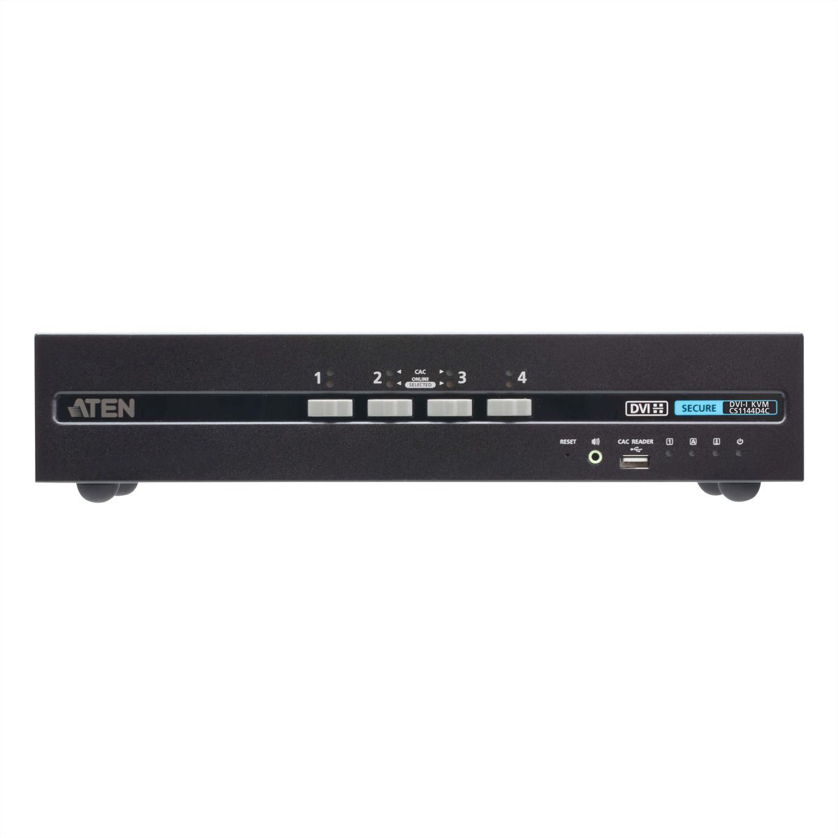 ATEN CS1144D4C 4-Poorts USB DVI Dual Display Secure KVM Switch met CAC
