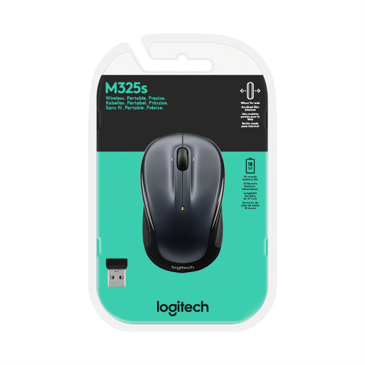 LOGITECH Wireless Mouse M325s dunkelgrau