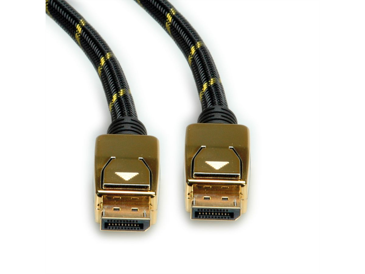 ROLINE GOLD DisplayPort Cable, v1.4, DP-DP, M/M, 1 m