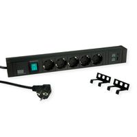 BACHMANN CONNECT LINE 5xprotective contact, Switch USB A&C 22W, black
