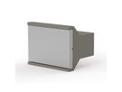 SCHROFF kunststof handgreep trapeziumvormig, grijs, 21 pk