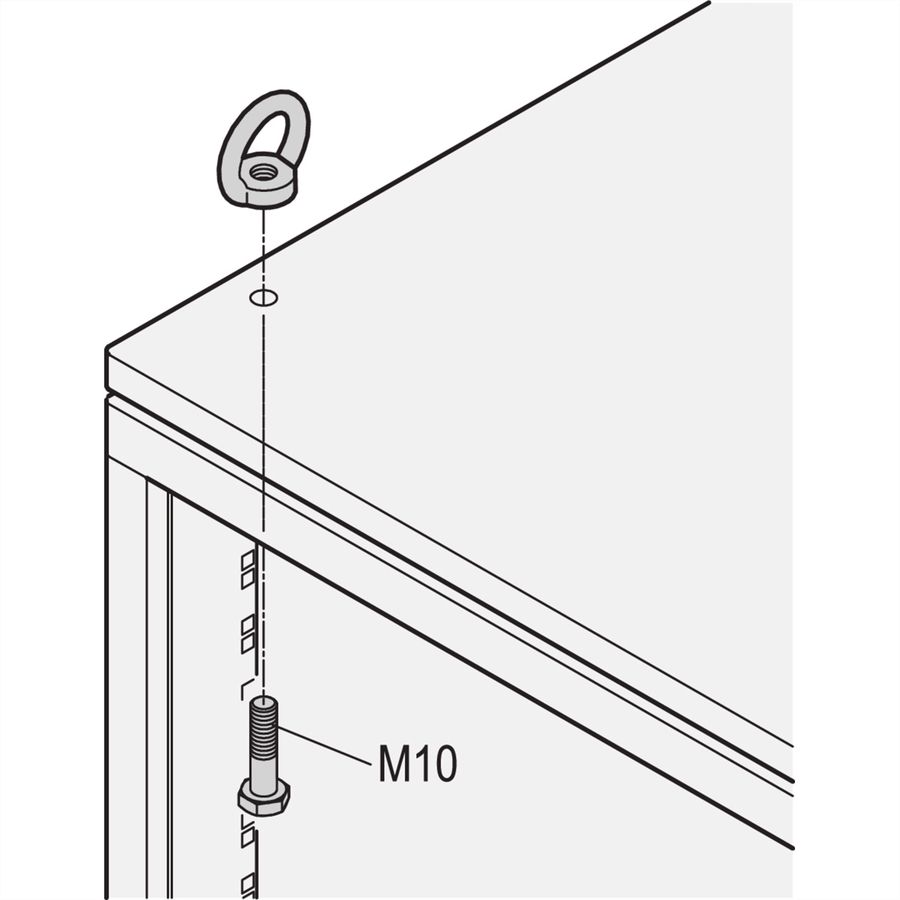 SCHROFF Eurorack Lifting Eye for Flush Top Cover