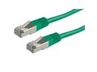 VALUE Patchkabel Cat.6 (Class E) S/FTP (PiMF), groen, 7 m