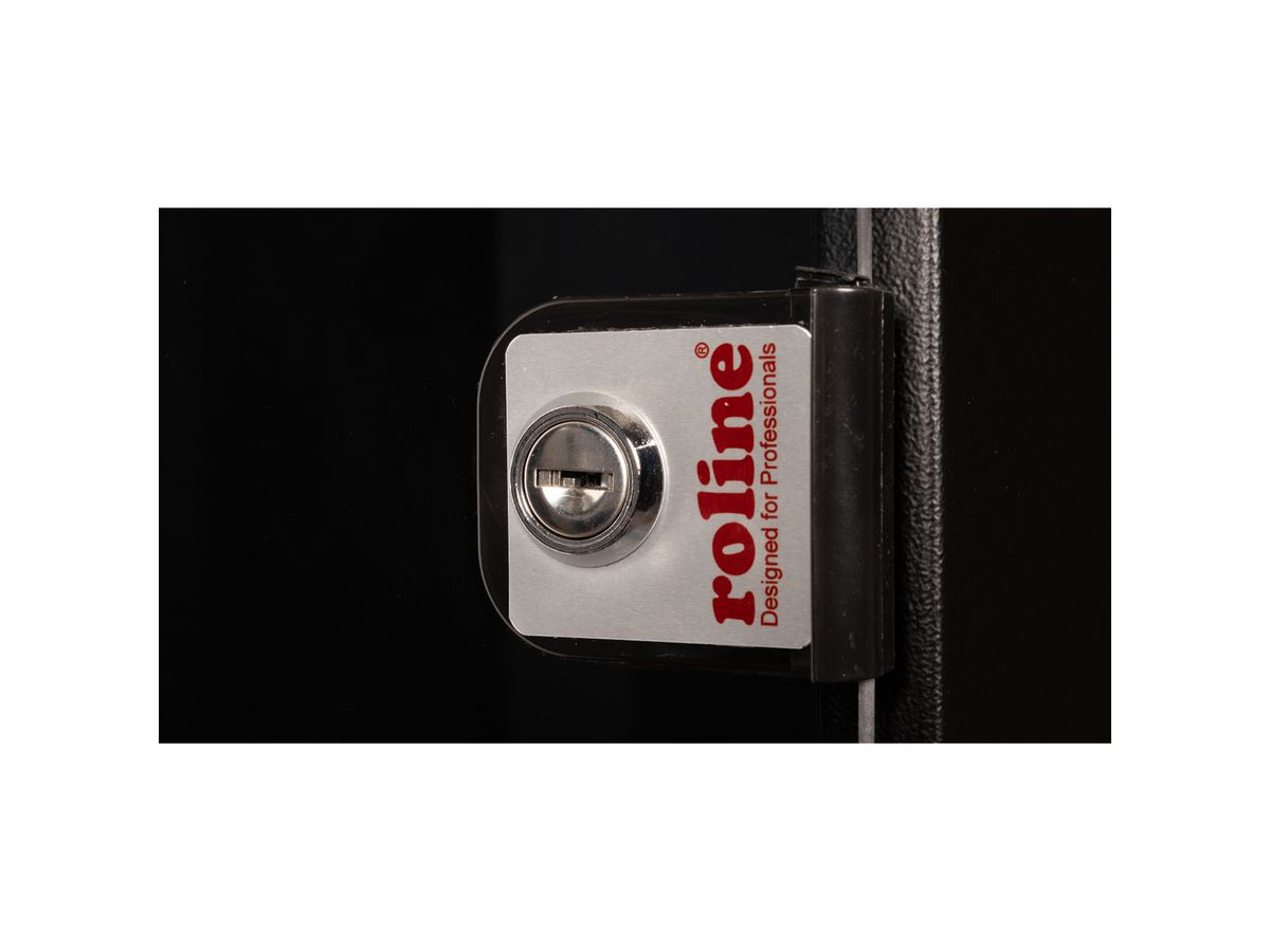 ROLINE 19-inch wall-mounted housing Basic 12 U, 540x400 WxD kit black