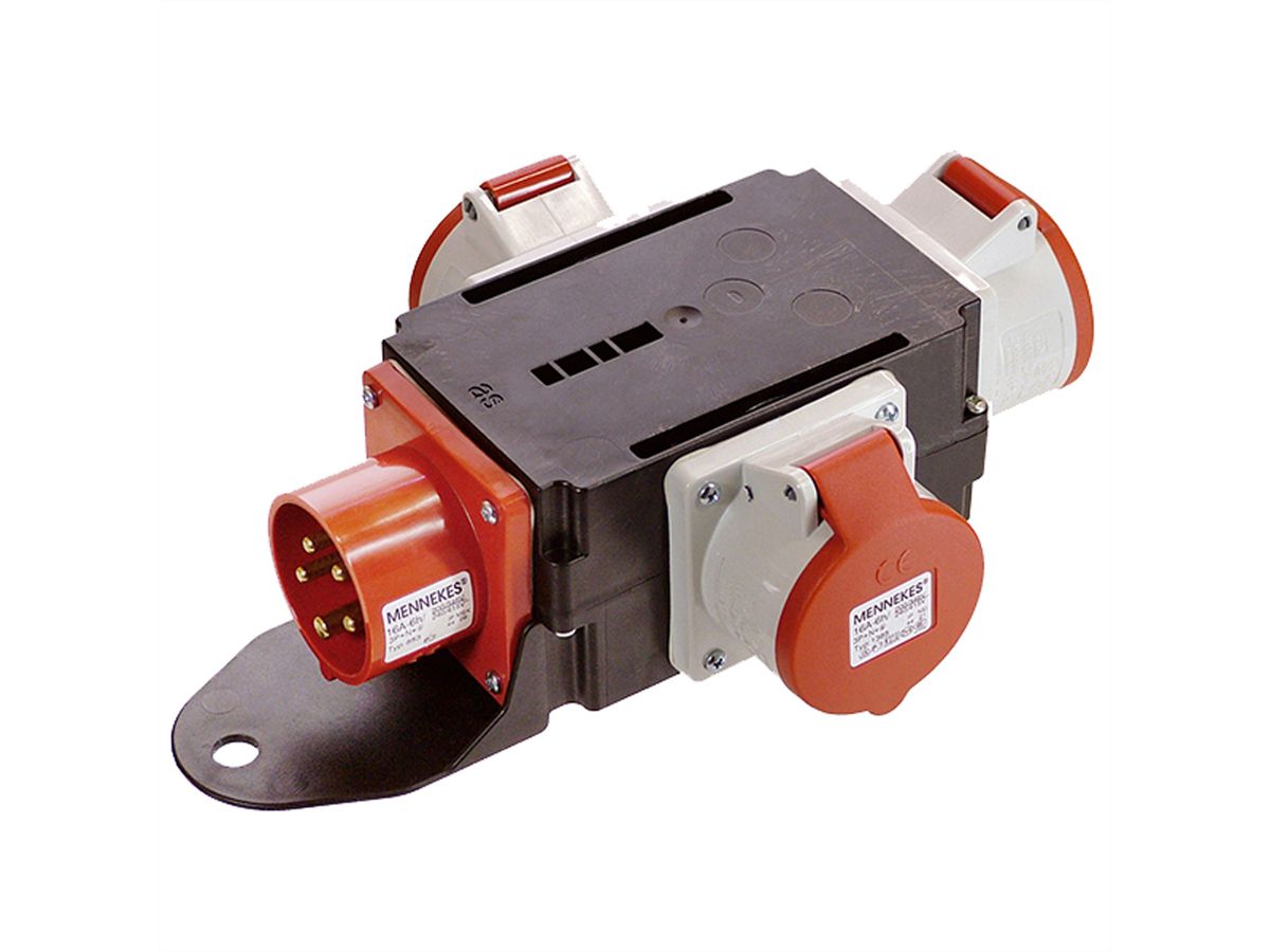 BACHMANN CEE Adapter CEE 400 V/16 A , 3x16A 5p400V, IP44