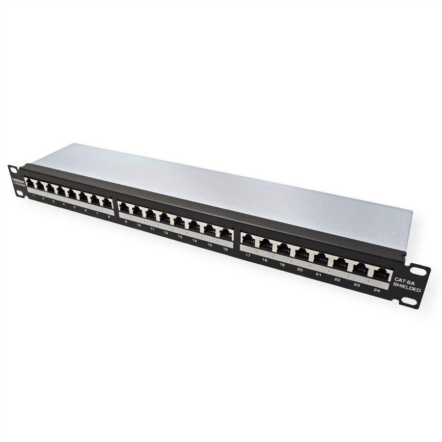 TRENDnet TC-P24C6AS Patchpaneel, 24-poorts Cat6A afgeschermd