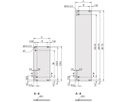SCHROFF-insteekmodules Frontplaat, niet afgeschermd, voor handgreep vorm 1, 6 HE, 7 HE, 2,5 mm, Al, voor geanodiseerd, achter geleidend