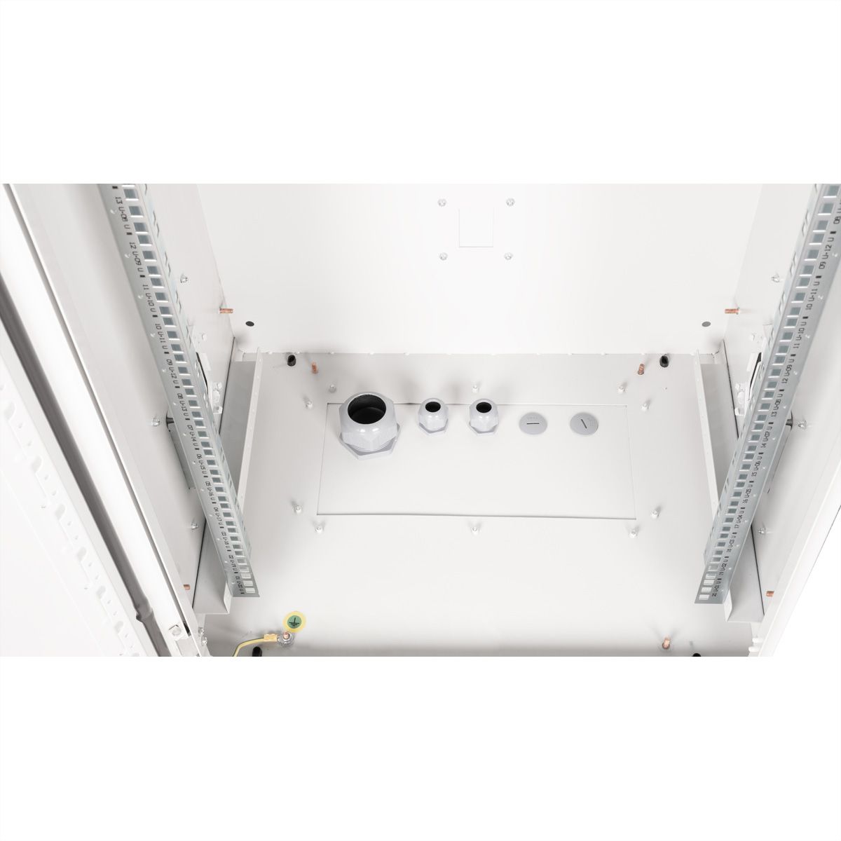 ROLINE 19-inch wall-mounted housing Pro 20 U, 600x450 WxD IP55 outdoor grey