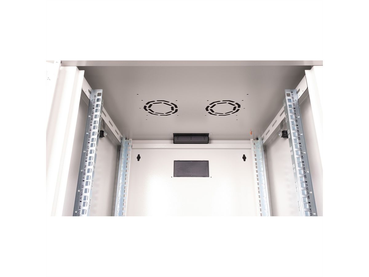 ROLINE 19-inch wandbehuizing Pro 20 U, 600x600 BxD grijs