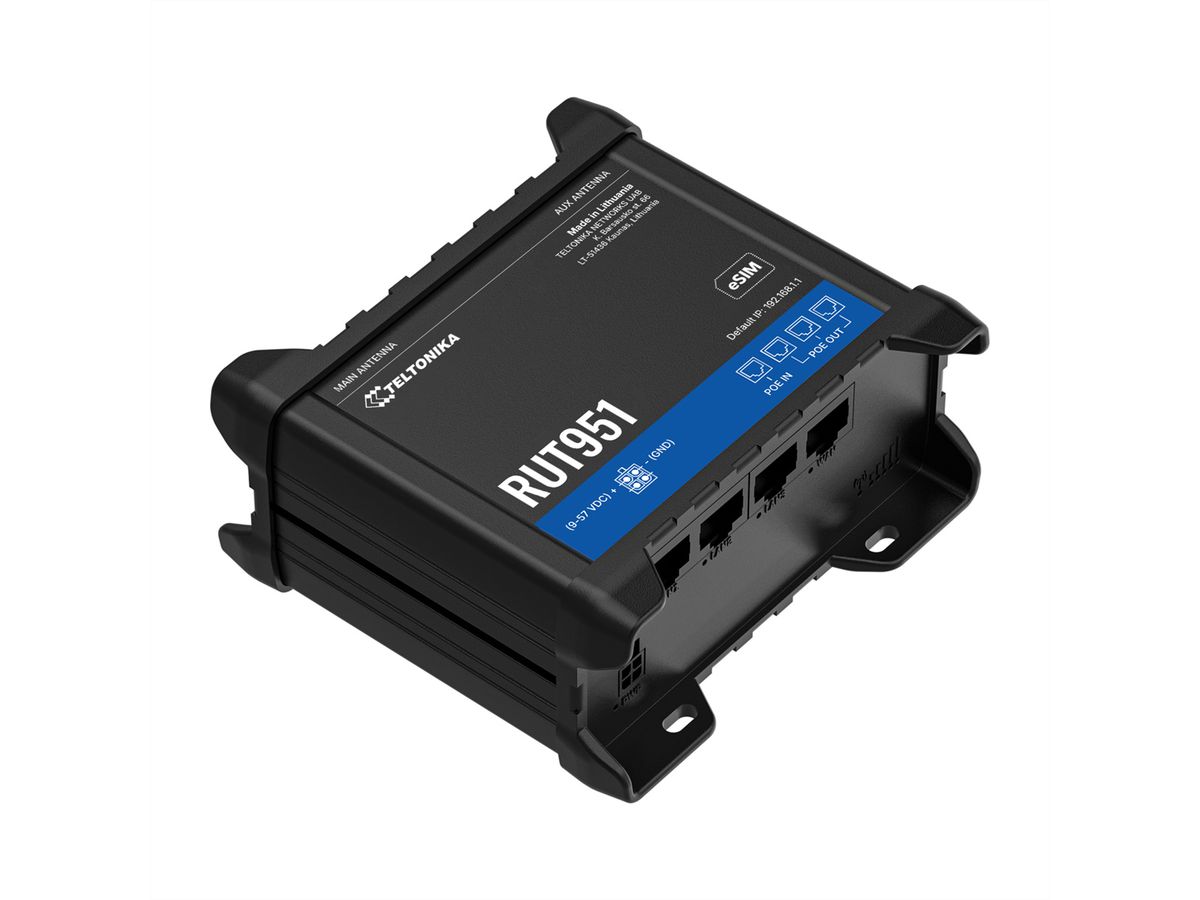 TELTONIKA RUT951 LTE/4G Router eSIM